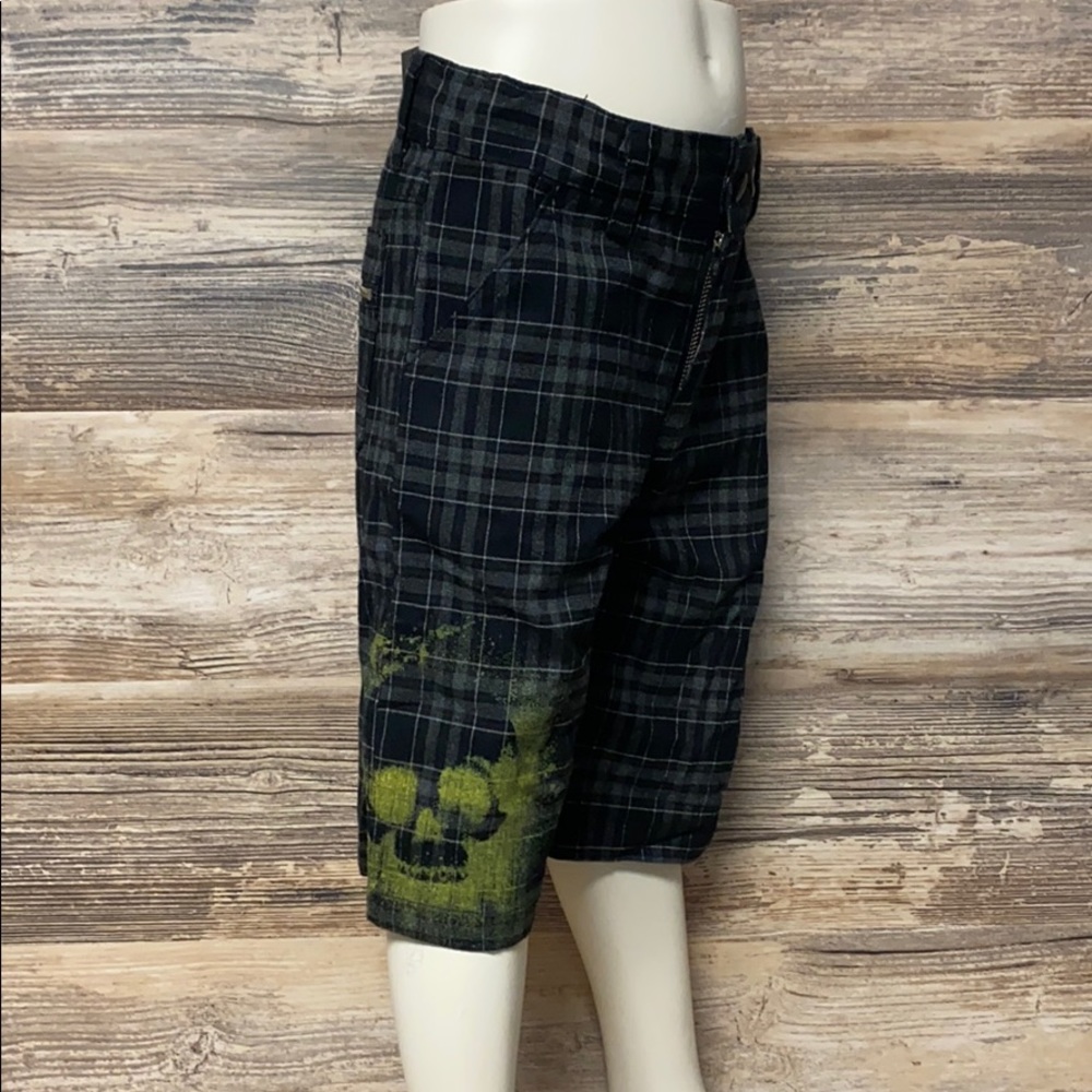 Ready Steady GO! Boy's Punk Skull Shorts NWT